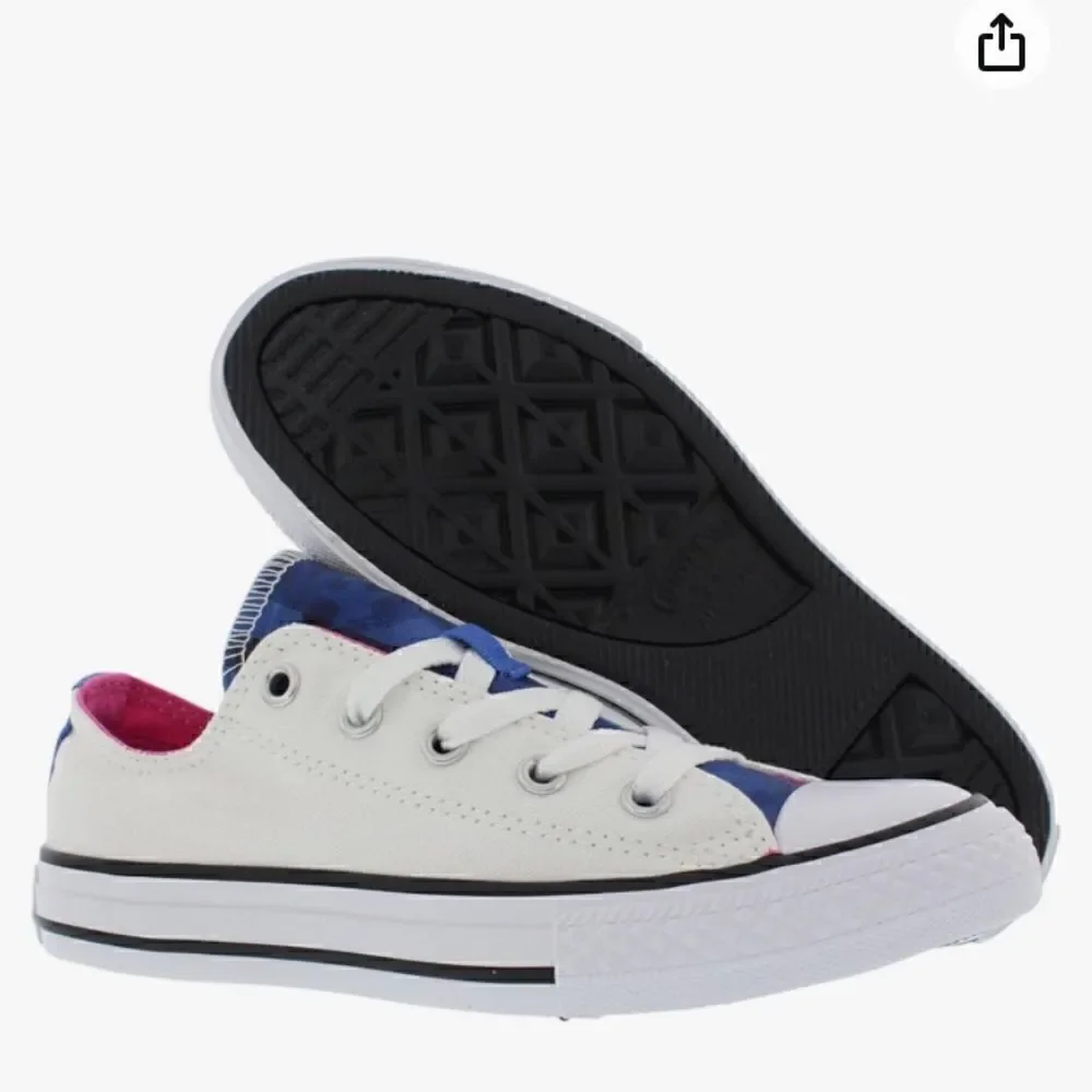 Converse All Star CTAS Double Tongue White/purple  Sneakers